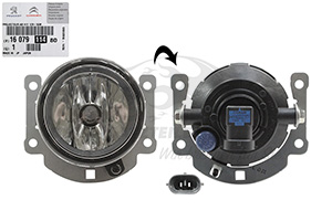 1607911480 Nebelscheinwerfer Citroen / Peugeot / Opel