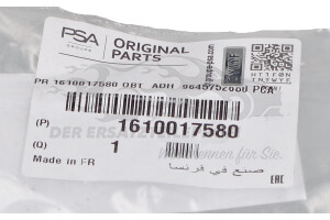 1610017580 SATZ KLEBER KAROSSERIEDICHTUNG Citroen / Peugeot / Opel
