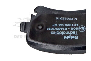 4B3698451B Bremsbeläge hinten 