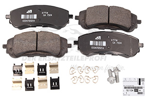Bremsbeläge Citroen / Peugeot / Opel 1610428780
