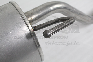 51934574 Nachschalldämpfer mit Chromblende 