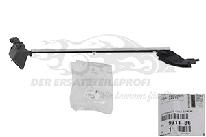 Zier- Schutzleiste für Seitenscheibe Peugeot 931186