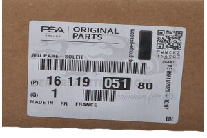 1611905180 Sonnenblende Citroen / Peugeot / Opel
