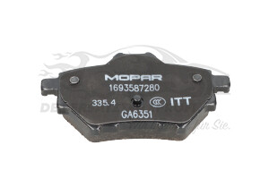 1693587280 Bremsbelagsatz, Scheibenbremse Citroen / Peugeot / Opel
