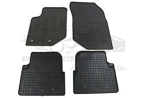 Gummi-Passformmatten 4-teilig (anthrazit)