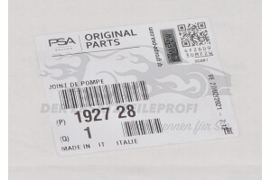 192728 Dichtung, Einspritzpumpe Citroen / Peugeot / Opel