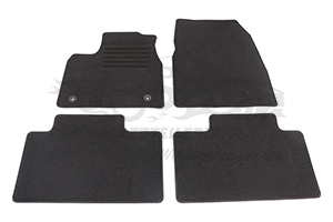 Fußmattensatz anthrazit 4-teilig