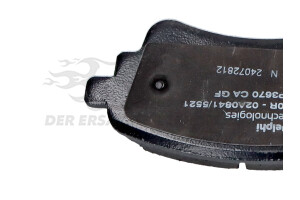 80A698451R Bremsbeläge hinten 