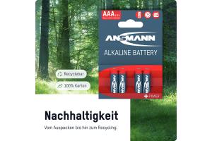 NV Ansmann Alkaline Batterie Micro AAA / LR03 ANSMANN