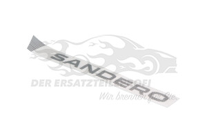 Emblem (Schriftzug Sandero) hinten