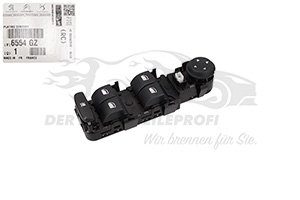 Fensterheberschalter Citroen / Peugeot / Opel 6554GZ