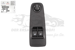 Fensterheberschalter Citroen / Peugeot / Opel 6554XS