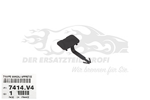 Klappe für Abschlepphaken Citroen / Peugeot / Opel 7414V4