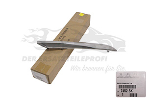 Zier- Schutzleiste für Stoßfänger Citroen / Peugeot / Opel 7452SK