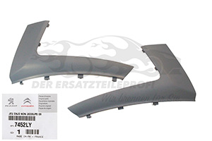Zier- Schutzleiste für Stoßfänger Citroen / Peugeot / Opel 7452LY