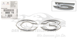 Schriftzug Citroen 8665Y4