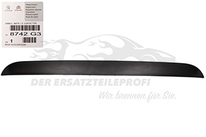 Blende für Heckklappe Citroen 8742G3