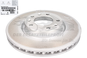 Bremsscheiben Citroen / Peugeot / Opel 9803918180
