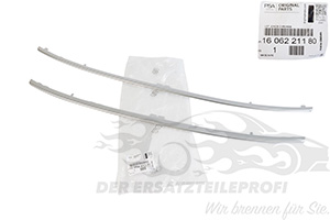 Zier- Schutzleiste für Kühlergitter Peugeot 1606221180