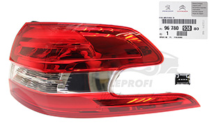 9678093880 Heckleuchte Peugeot