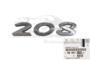 Schriftzug Peugeot 9806133980