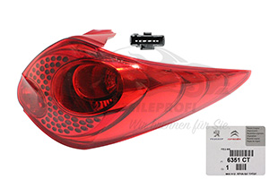 6351CT Heckleuchte Peugeot