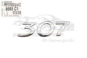 Schriftzug Peugeot 8665C1