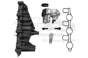 Ansaugkrümmer mit Stellmotor links