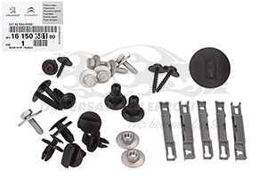 Montagesatz für Kotflügel Citroen / Peugeot / Opel 1615068180