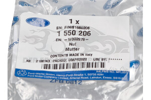 1550206 Mutter, Abgaskrümmer Ford