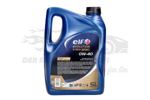 T50005 Motorenöl EVOLUTION R-Tech Sport 0W40 - 5 Liter ELF