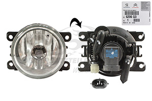 6206Q3 Nebelscheinwerfer links oder rechts H11 Citroen