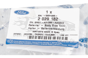 2029182 Clip, Zierleisten Ford