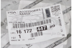 1617244780 Halbschelle, Ladeluftschlauch Citroen / Peugeot / Opel