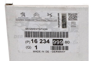 1623499980 Kolbenringsatz Citroen / Peugeot / Opel