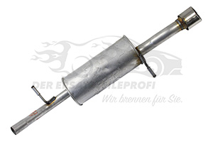 Nachschalldämpfer mit Chromblende
