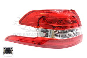 Auto-Rücklicht For Peu-ge&ot 308CC C3 2008 2009 2010 2011 2012 2013 2014  Nebelschlussleuchte Bremslicht Rücklichtmontage Heckstoßstange Rückleuchten