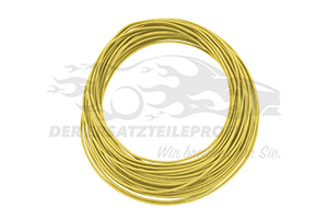 NV Silikonkabel gelb 0,5mm² SenCom