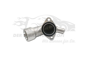 Wasserstutzen am Motorblock hinten