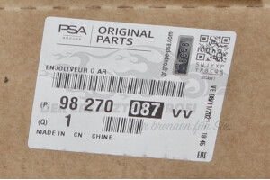 98270087VV Zier- / Schutzleiste, Dach Peugeot