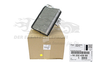 Verdampfer für Klimaanlage Citroen / Peugeot / Opel 1623243080