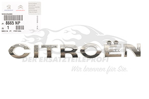 Schriftzug Citroen 8665NP
