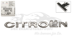 Schriftzug Citroen 8665Y3