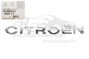Schriftzug Citroen 8665YT