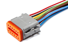 Reparatur-Stecker 12-polig grau