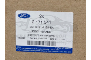 2171541 Bremsscheibe Ford