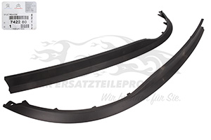 Zier- Schutzleiste für Stoßfänger Peugeot 742280