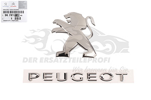 Schriftzug, Heckklappe