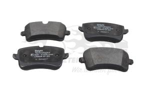 4G0698451L Bremsbeläge hinten, für nicht belüftete Scheiben 300x12 Delphi / Valeo