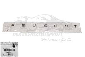 Schriftzug Peugeot 866667